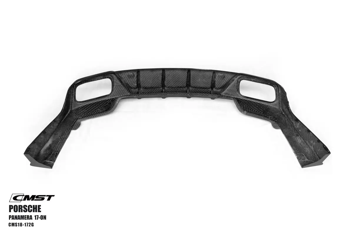 Cmst Pre-Preg Carbon Fiber Rear Diffuser Ver.2 For Porsche Panamera 971 / Turbo / Gts 2017-On 2