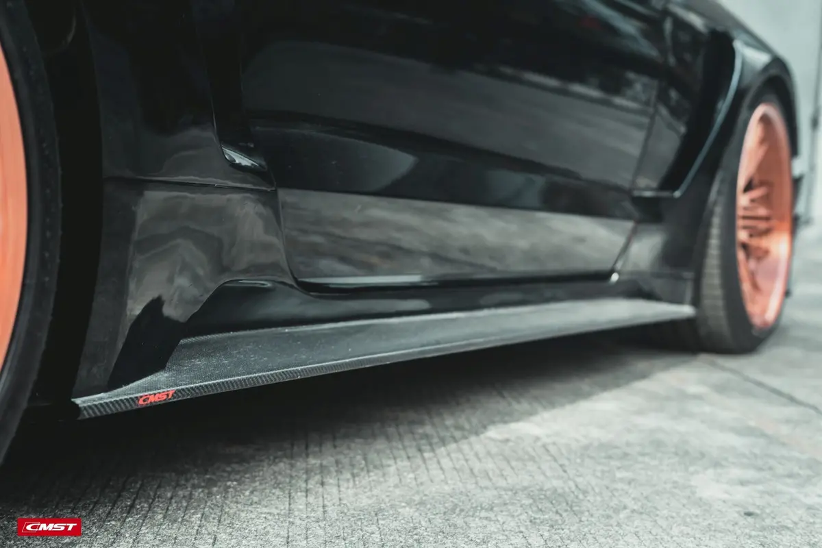 Cmst Carbon Fiber Side Skirts For Ford Mustang S550.2 2018- 2020 1