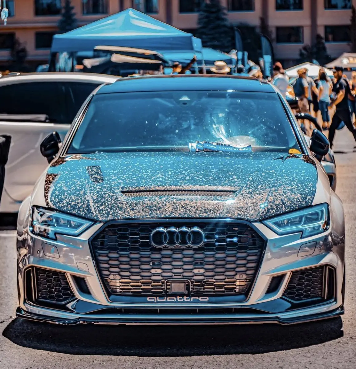 Cmst Carbon Fiber Hood Bonnet Ver.1 For Audi Rs3 2018-2020 & 2014-2020 A3 & A3 S Line & S3 4