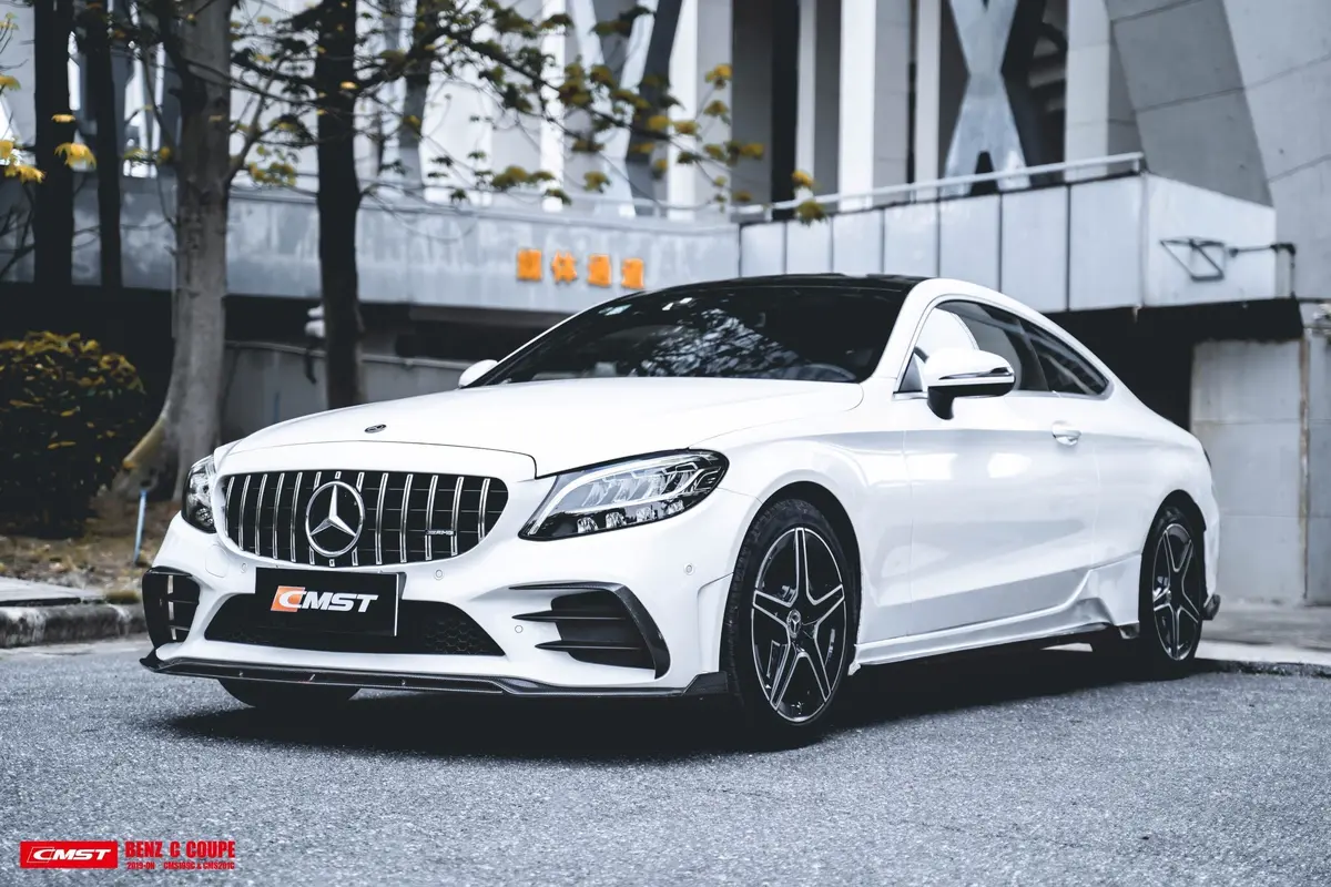 Cmst Carbon Fiber Full Body Kit For Mercedes Benz C Coupe Amg Sport Package W205 (2019-On) 1