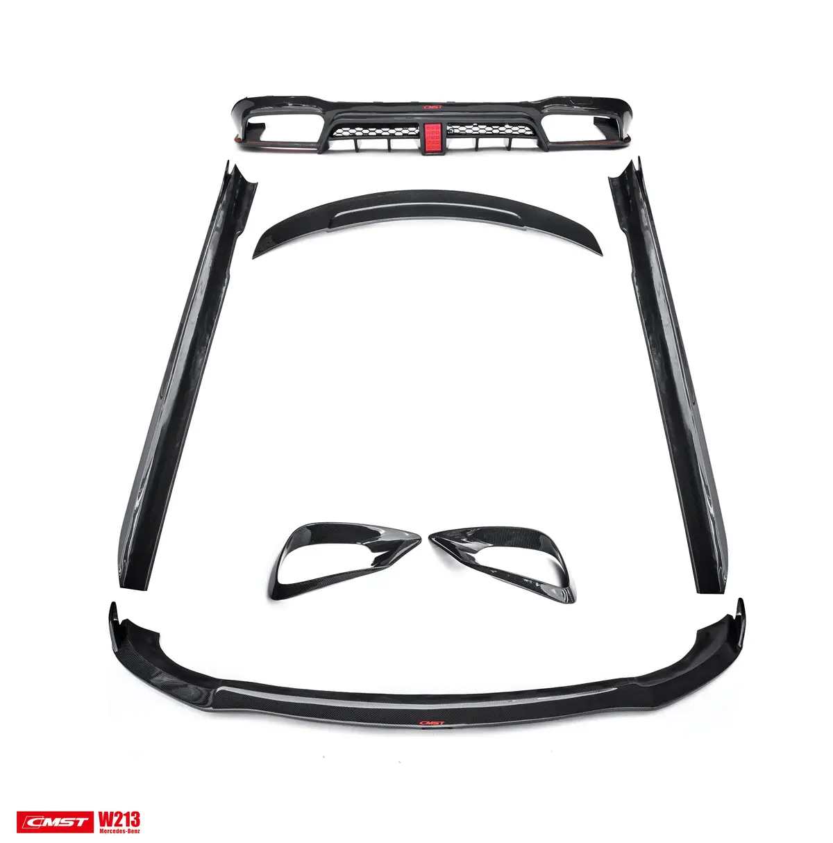 Cmst Carbon Fiber Full Body Kit For Mercedes Benz E-Class 4 Door W213 2017-On 2