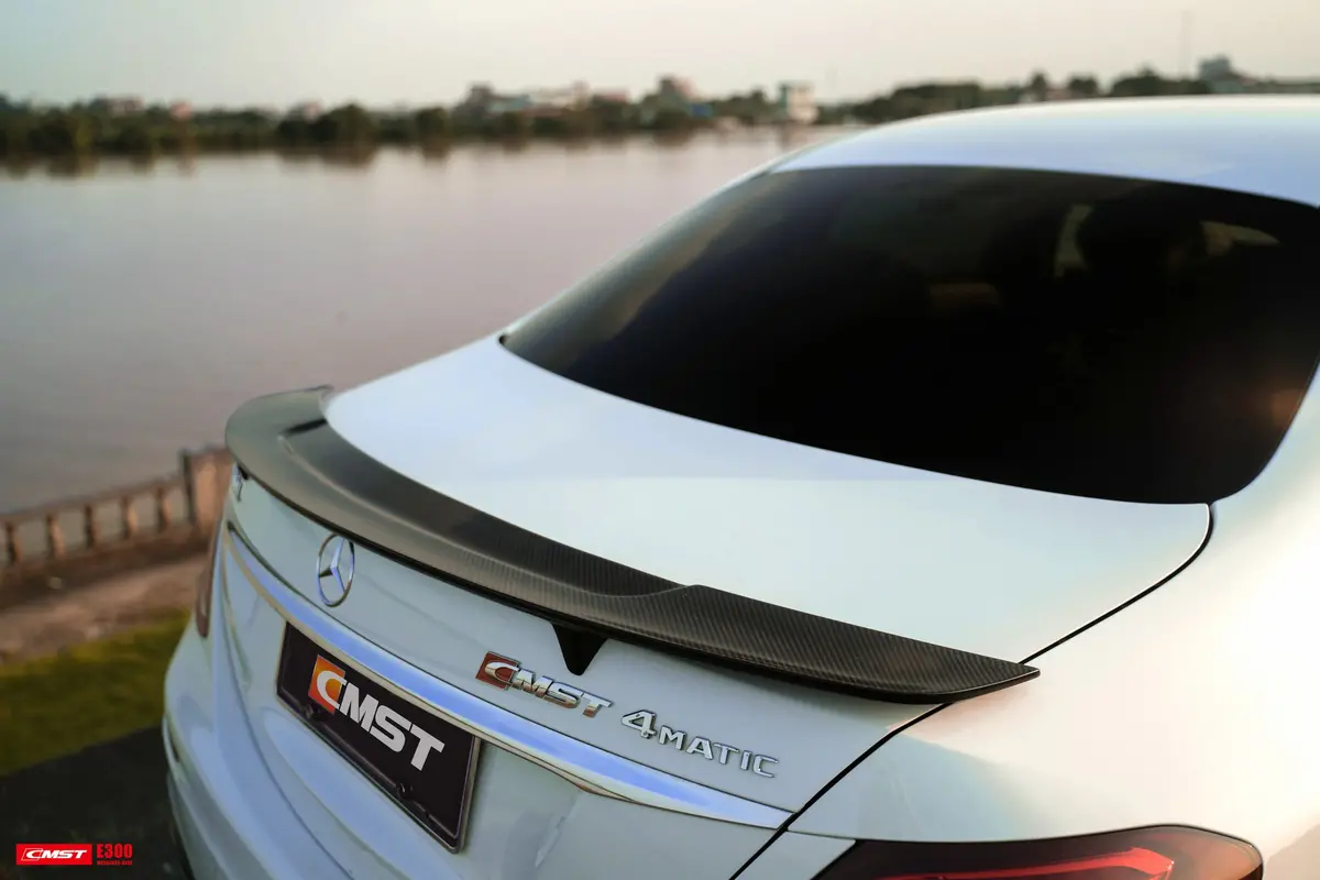 Cmst Carbon Fiber Rear Spoiler Ver.1 For Mercedes Benz E-Class E43 E53 E63 W213 2017-On 1