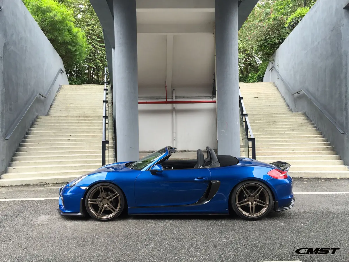 Cmst Carbon Fiber Rear Diffuser For Porsche Cayman/Boxster 981 2012-2015 2