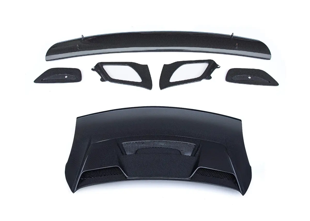 Cmst Rear Trunk Lid & Rear Spoiler Wing For Porsche 911 991.1 991.2 Gt2rs 2