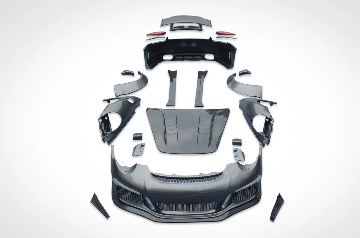 Cmst Conversion Widebody Kit For Porsche 2006-2011 (911) 997 Upgrade To 991 Gt3 1