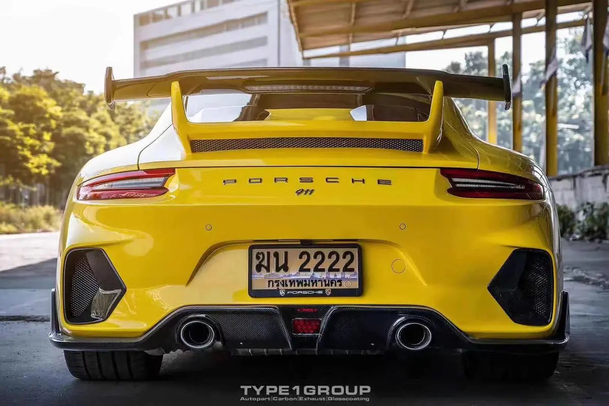 Cmst Partial Carbon Fiber Rear Bumper & Diffuser For Porsche 911 (991.1) 2012-2015 1
