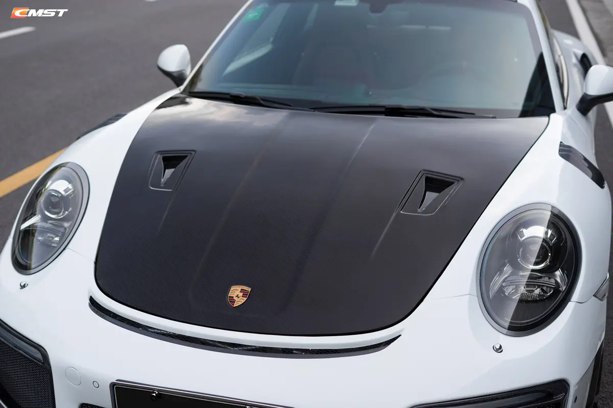 Cmst Carbon Fiber Gt2rs Style Hood For Porsche 911 991.1 991.2 Turbo Gt3 Gt3rs 718 Cayman Boxster 1