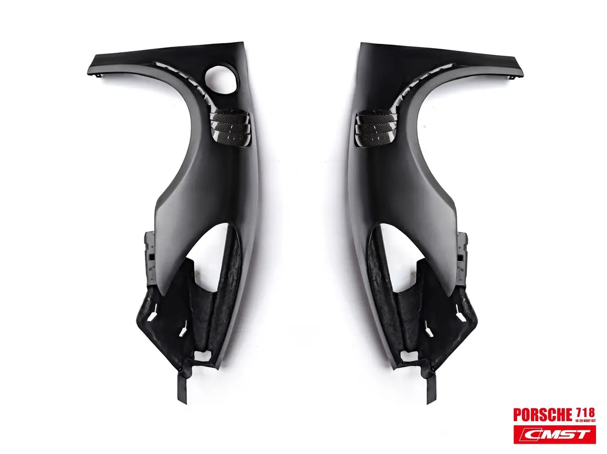Cmst Carbon Fiber Vented Fenders For Porsche Cayman/Boxster 718 2016-On 1
