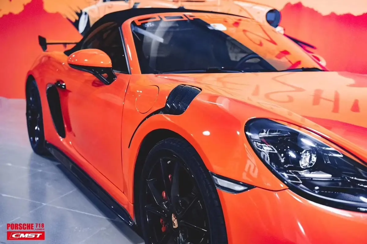 Cmst Carbon Fiber Vented Fenders For Porsche Cayman/Boxster 718 2016-On 3