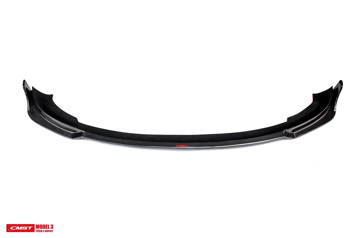 Cmst Tesla Model 3 Carbon Fiber Front Lip Ver.1 2