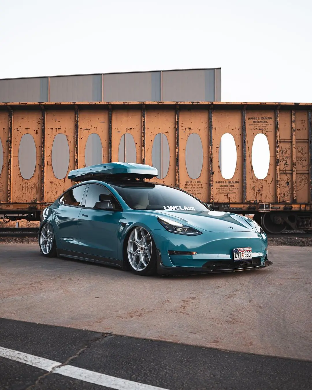 New Release!!! Cmst Tesla Model 3 Carbon Fiber Front Lip Ver.4 1