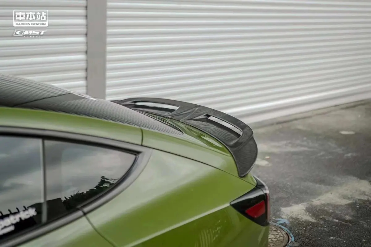 New Release!! Cmst Tesla Model 3 Carbon Fiber Rear Spoiler Ver.4 1