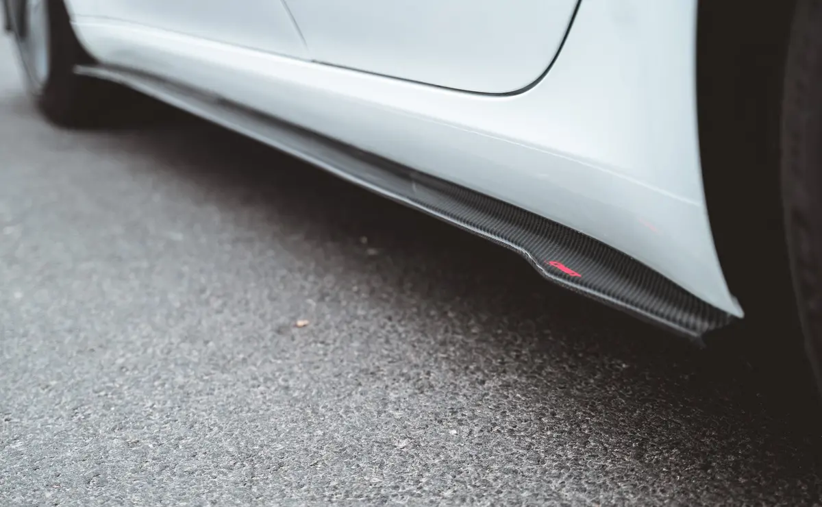 Cmst Carbon Fiber Side Skirts Ver.1 For Tesla Model 3 1