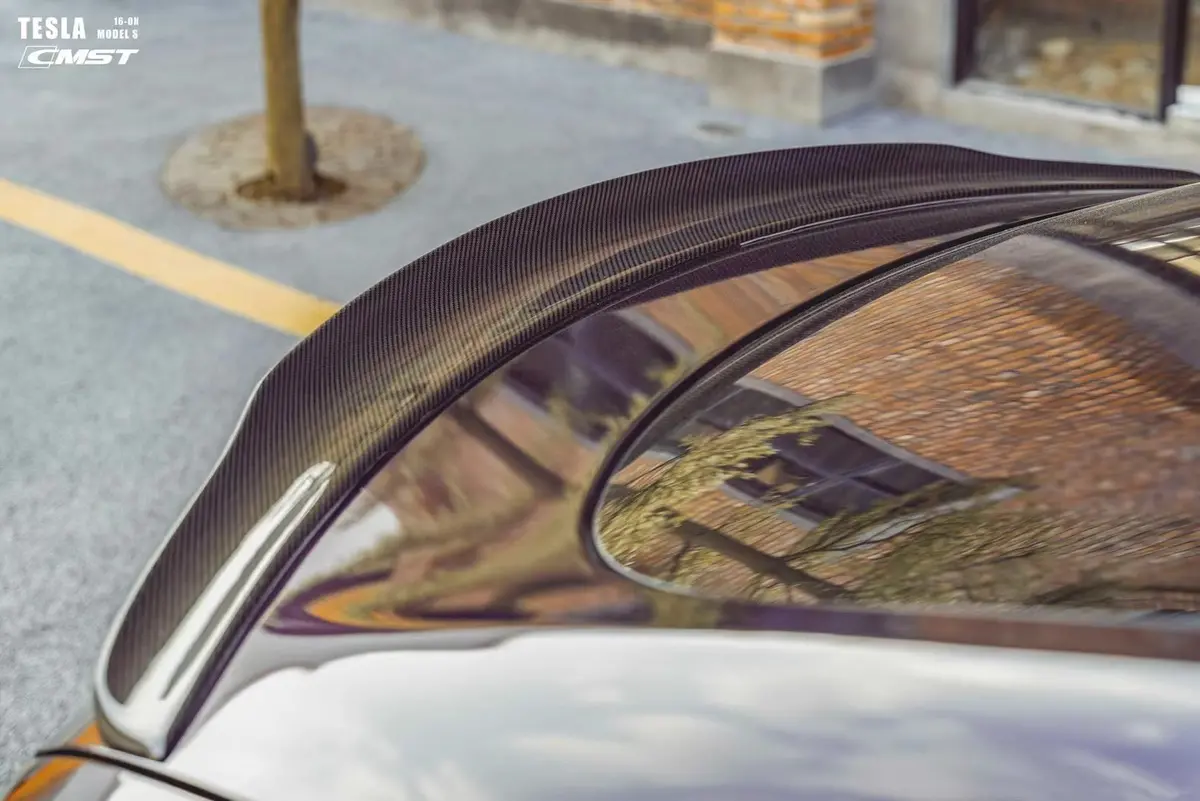 Cmst Carbon Fiber Rear Spoiler For Tesla Model S 2013-2019 2