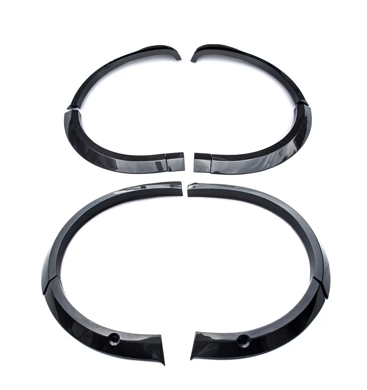 Cmst Carbon Fiber Widebody Wheel Arches ( 10 Pcs ) For Tesla Model X 2016-2021 3