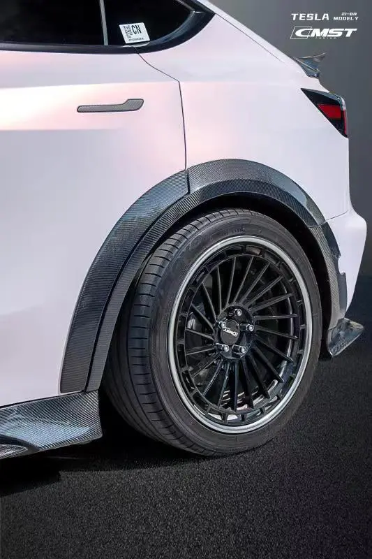 New Release! Cmst Carbon Fiber Widebody Wheel Arches For Tesla Model Y 1
