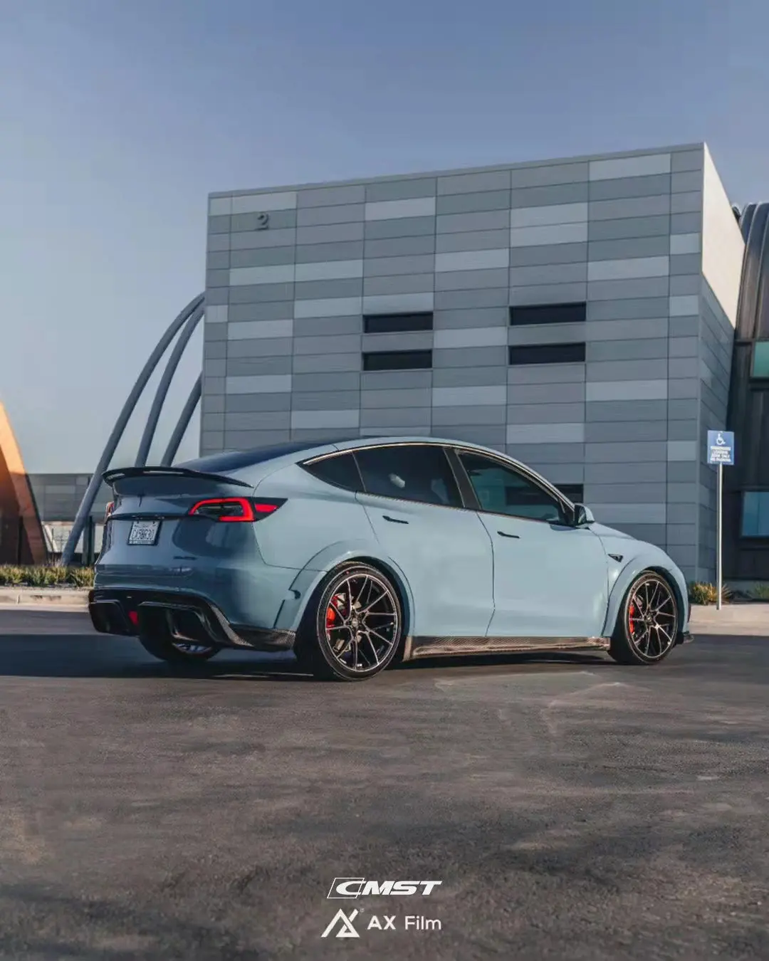 Cmst Carbon Fiber Rear Diffuser Ver.2 For Tesla Model Y 3