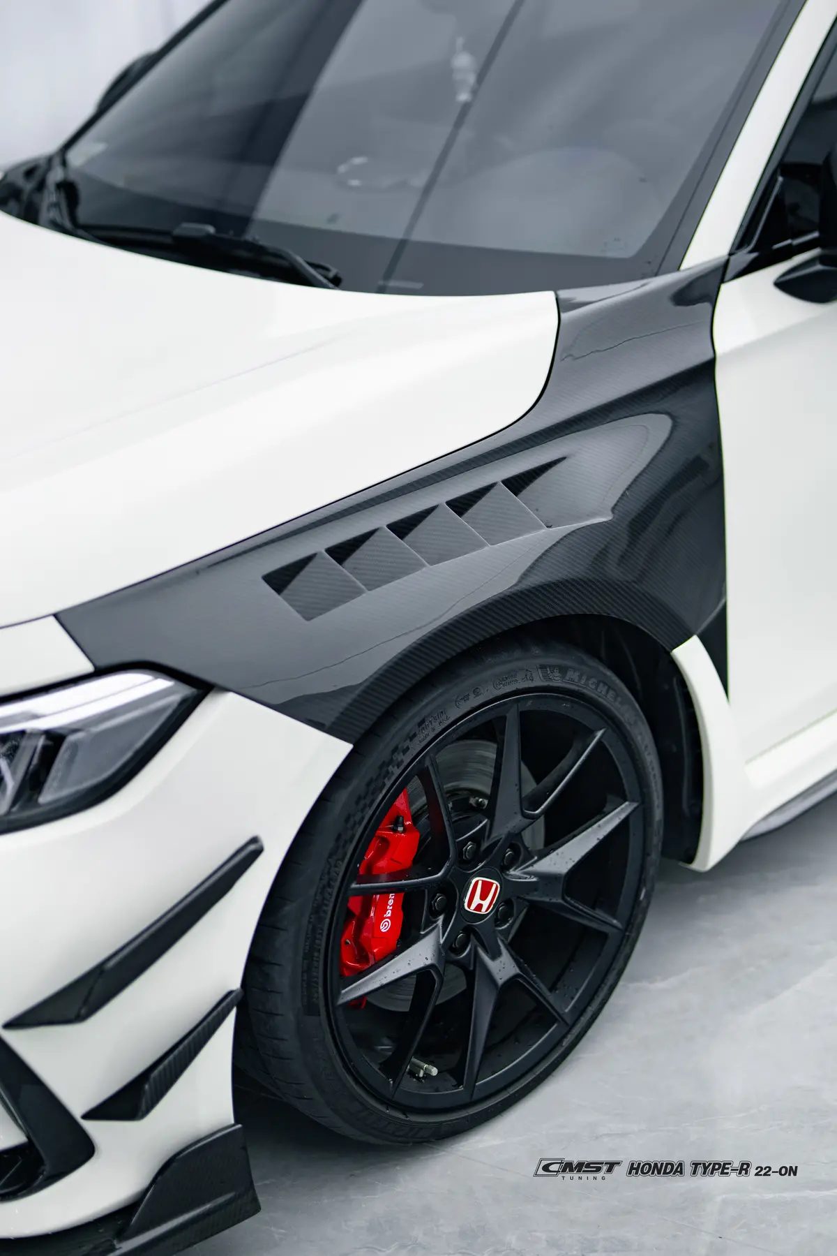 Cmst Pre-Preg Carbon Fiber Front Fenders For Honda Civic Type-R Fl5 2