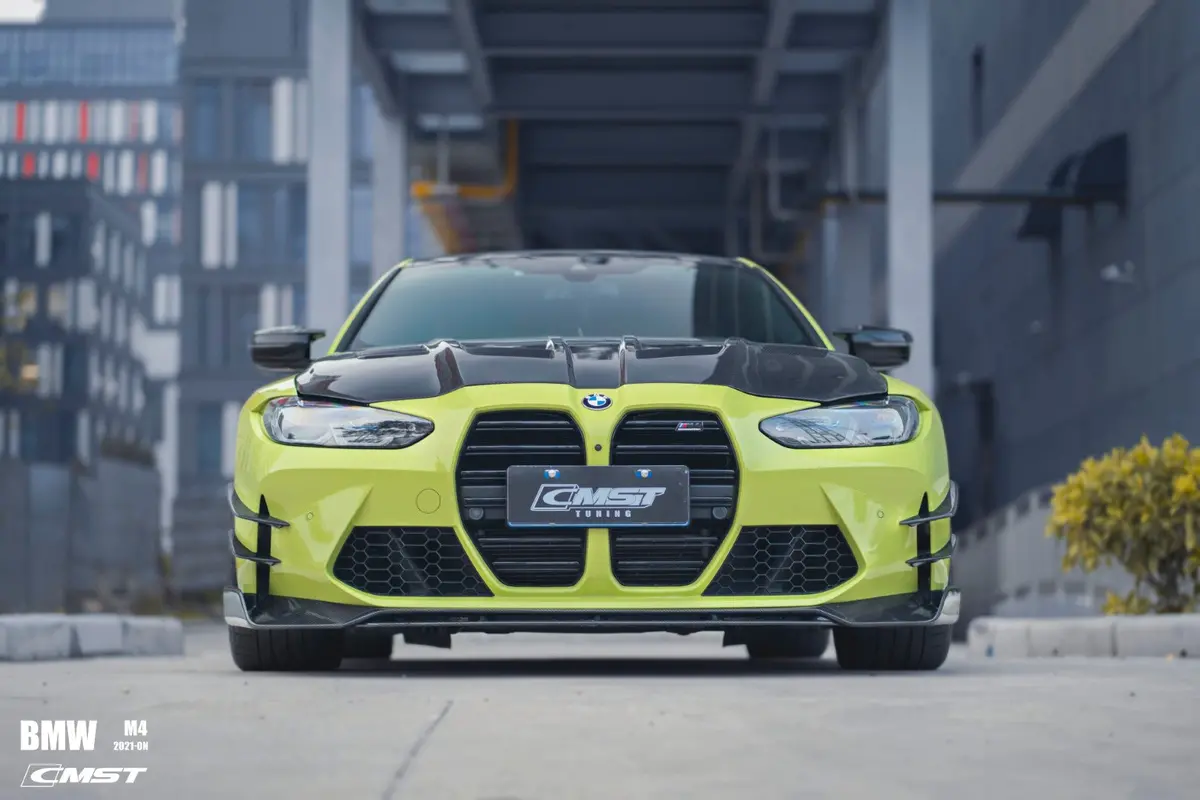 Cmst Pre-Preg Carbon Fiber Front Bumper Canards For Bmw M3 G80 M4 G82 G83 3