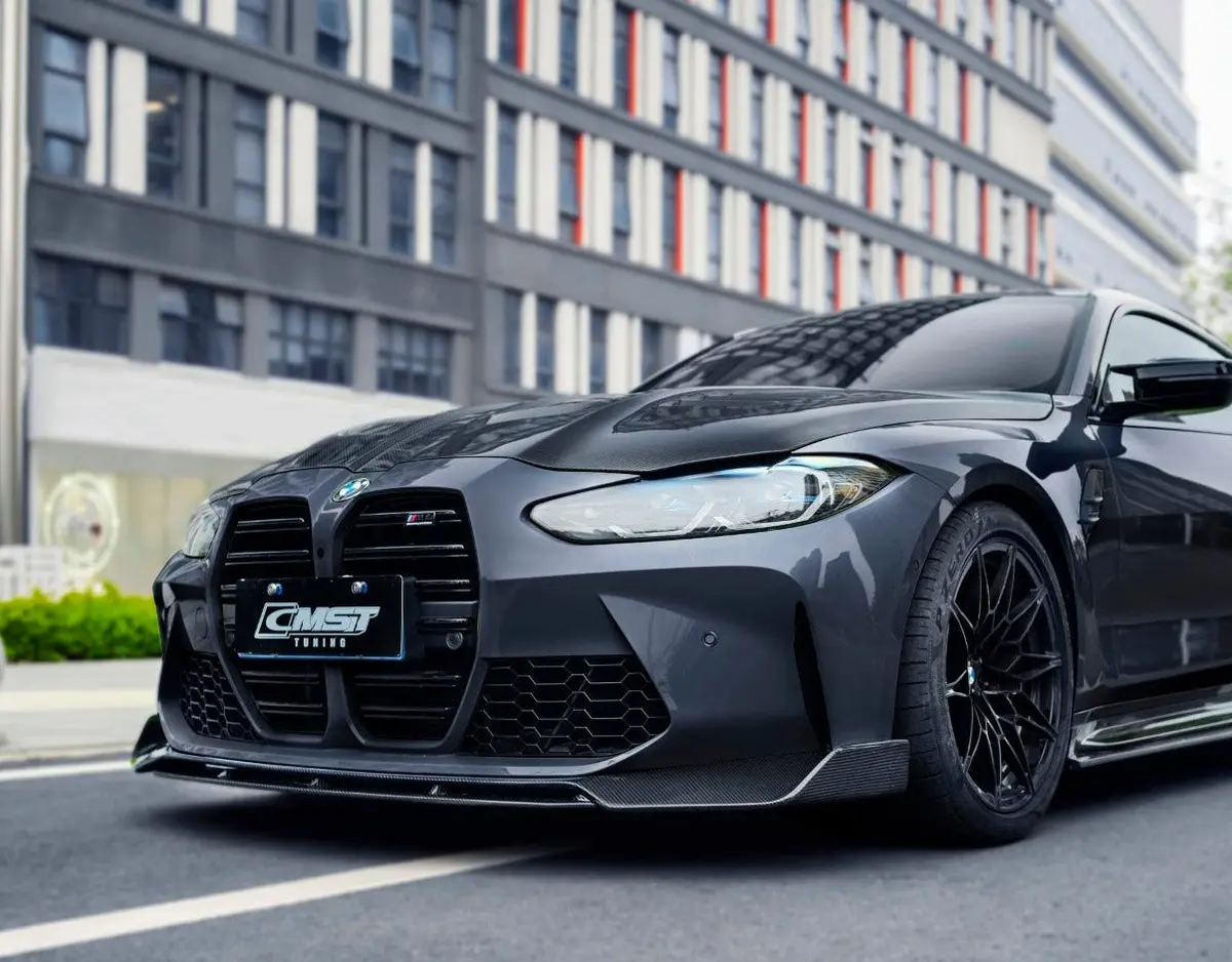 Cmst Pre-Preg Carbon Fiber Front Lip Splitter For Bmw M3 G80 M4 G82 G83 1