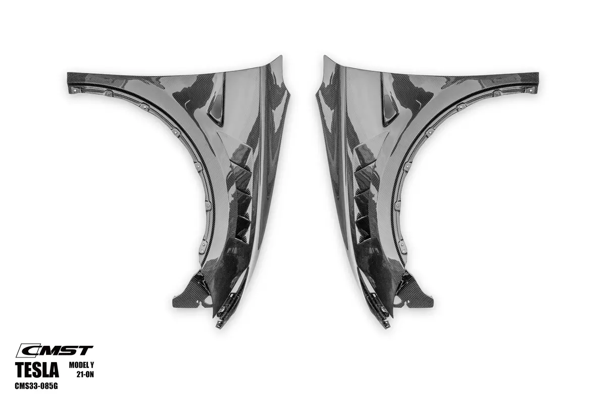 New Release!!! Cmst Carbon Fiber Front Fender Replacement For Tesla Model Y 2