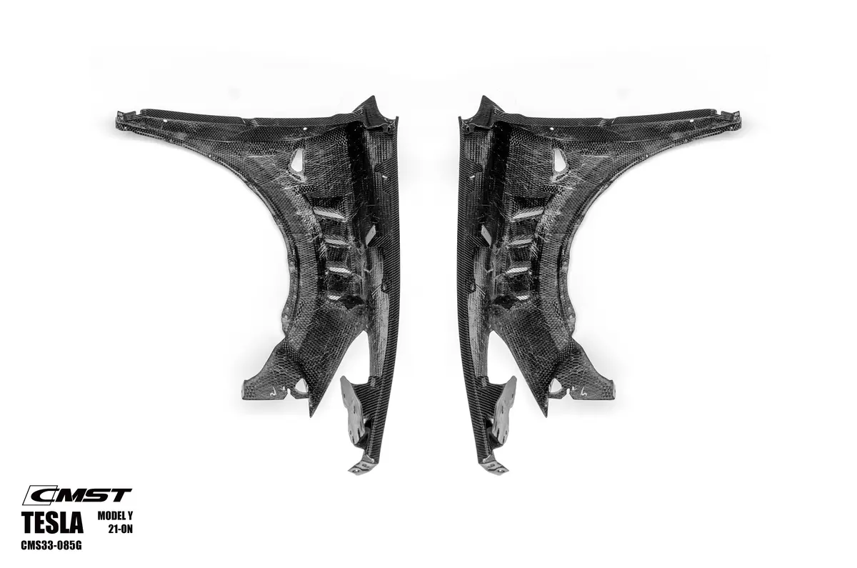 New Release!!! Cmst Carbon Fiber Front Fender Replacement For Tesla Model Y 4