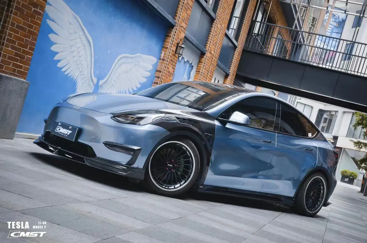 New Release!!! Cmst Carbon Fiber Front Fender Replacement For Tesla Model Y 3
