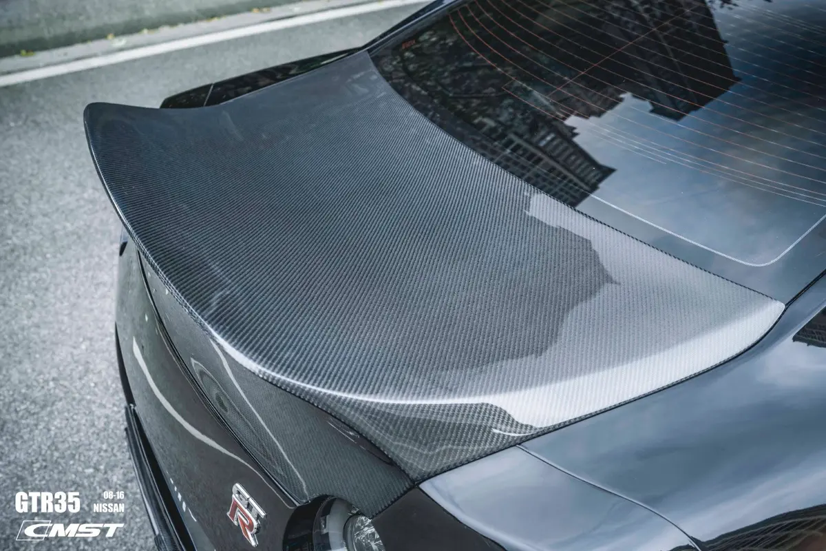 Cmst Carbon Fiber Extreme Style Ducktail Trunk Lid For Gt-R Gtr R35 2008-2022 1