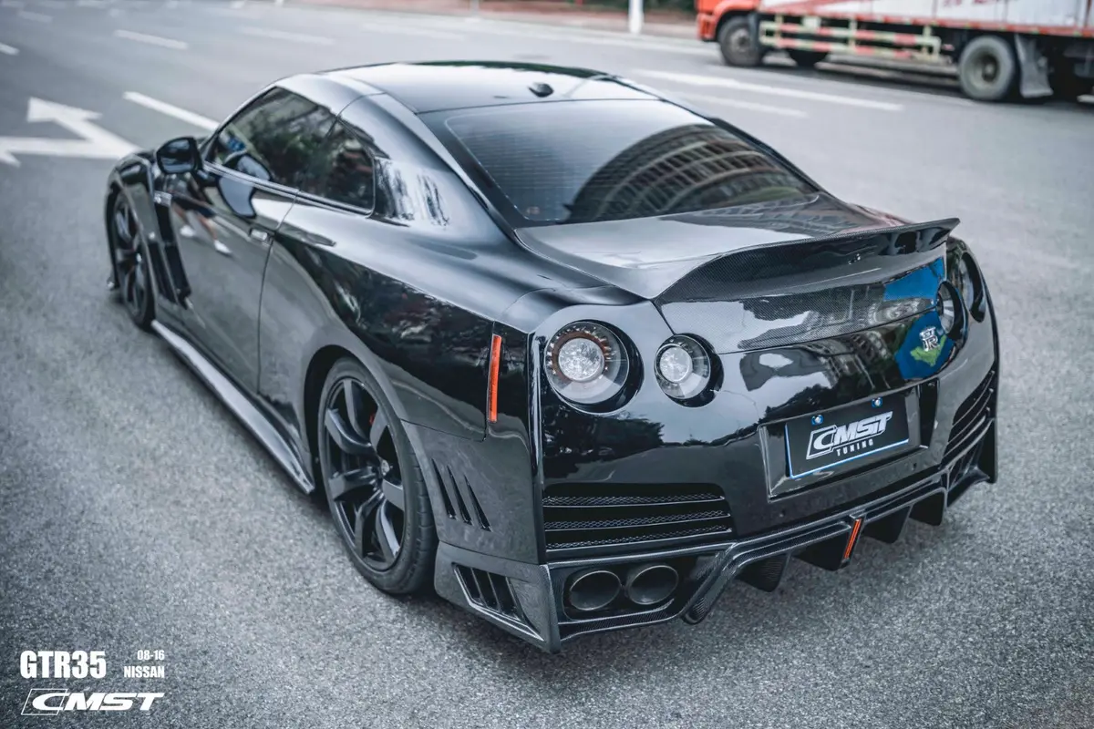 Cmst Stage 2 Rear Bumper & Rear Diffuser For Nissan Gtr Gt-R R35 2008-On 2
