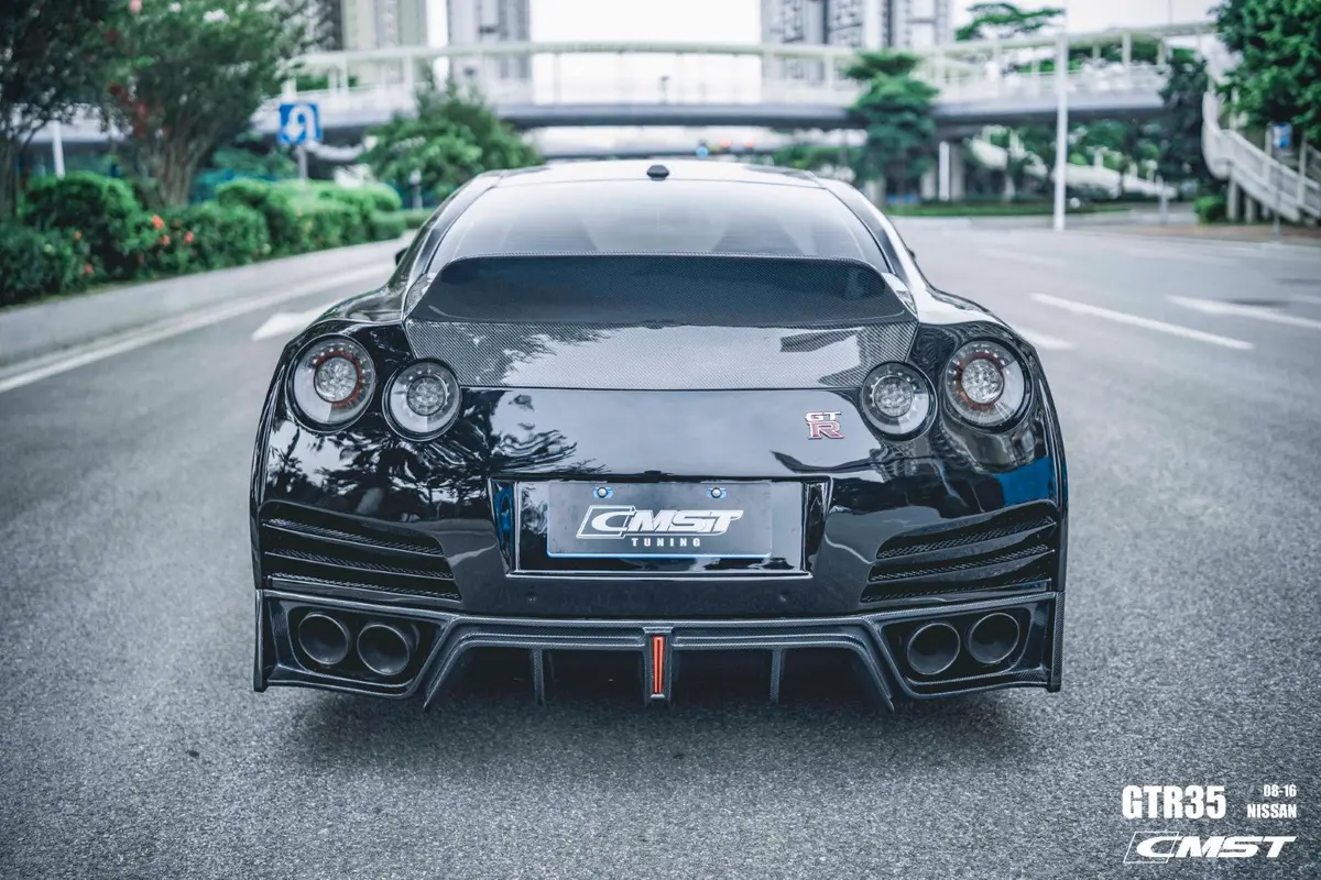 Cmst Stage 2 Rear Bumper & Rear Diffuser For Nissan Gtr Gt-R R35 2008-On 1