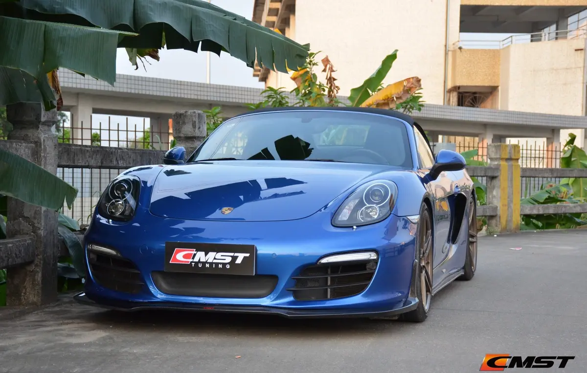 Cmst Carbon Fiber Front Lip Splitter For Porsche 2012-2015 Cayman/Boxster 981 1