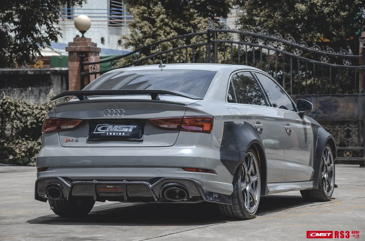 Cmst Carbon Fiber Side Skirts Ver.2 For Audi Rs3 S3 A3 8V 2013-2020 2
