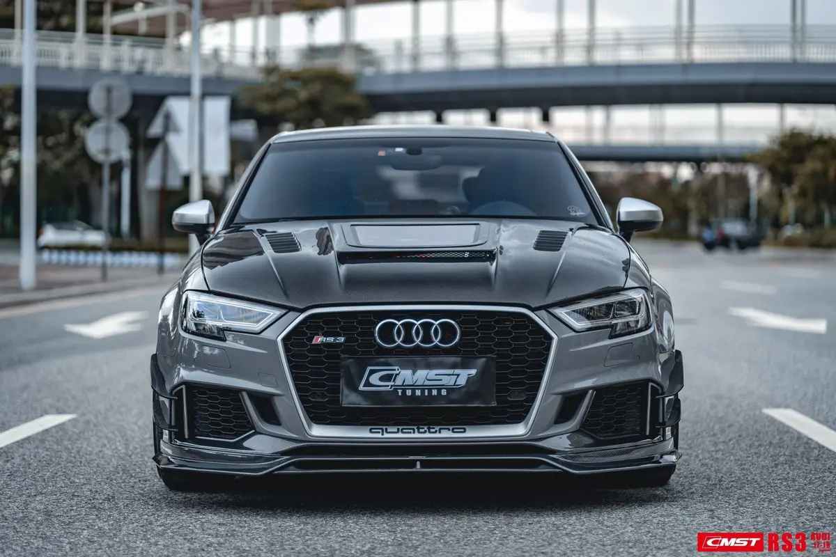 Cmst Carbon Fiber Front Lip For Audi Rs3 2018-2020 2