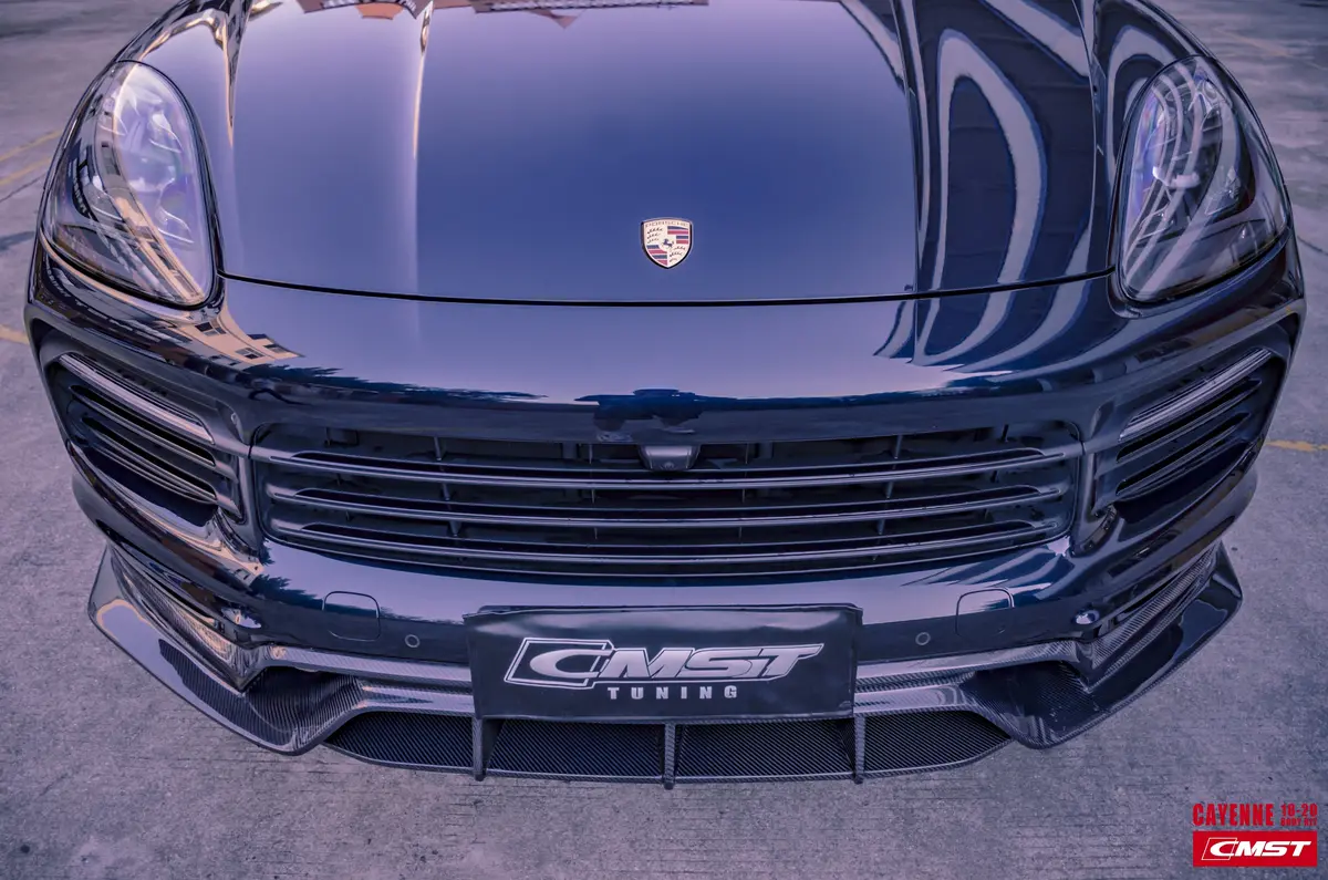 Cmst Carbon Fiber Front Lip For Porsche Cayenne 9Y0 2018-23 1