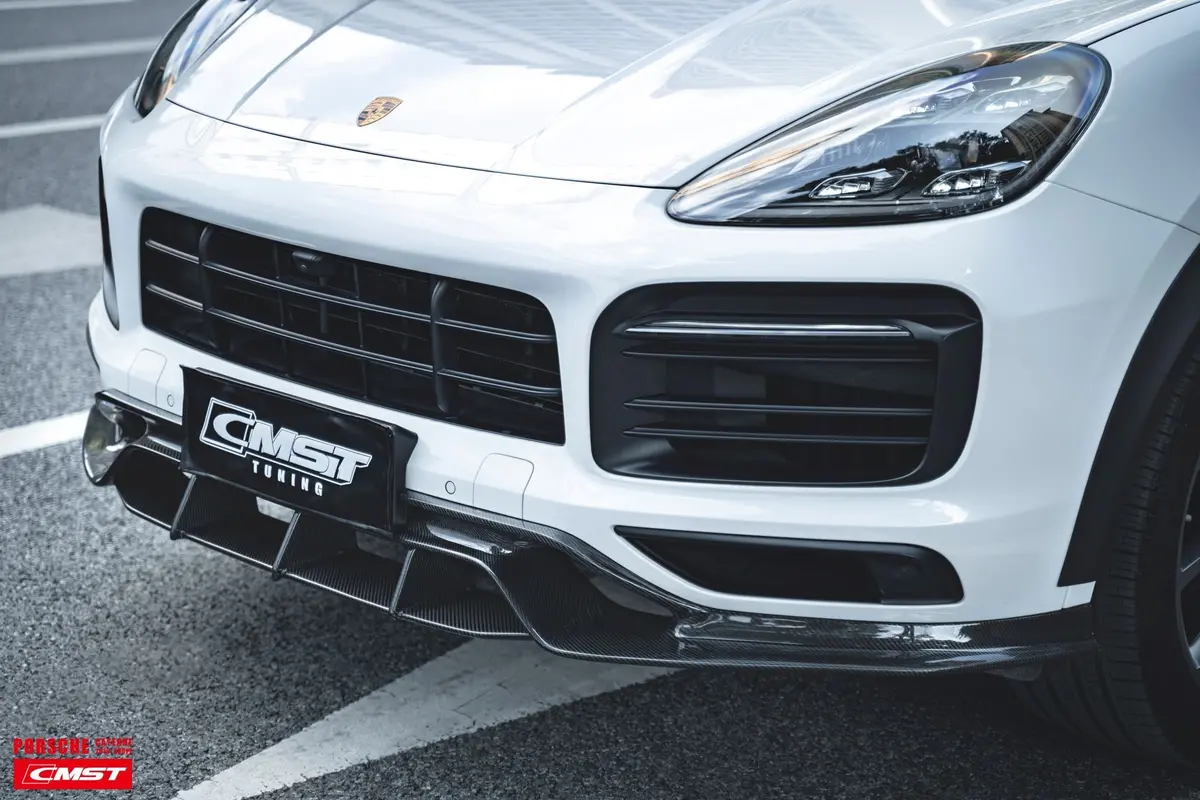 Cmst Carbon Fiber Front Lip For Porsche Cayenne Coupe 9Y3 2018-23 1