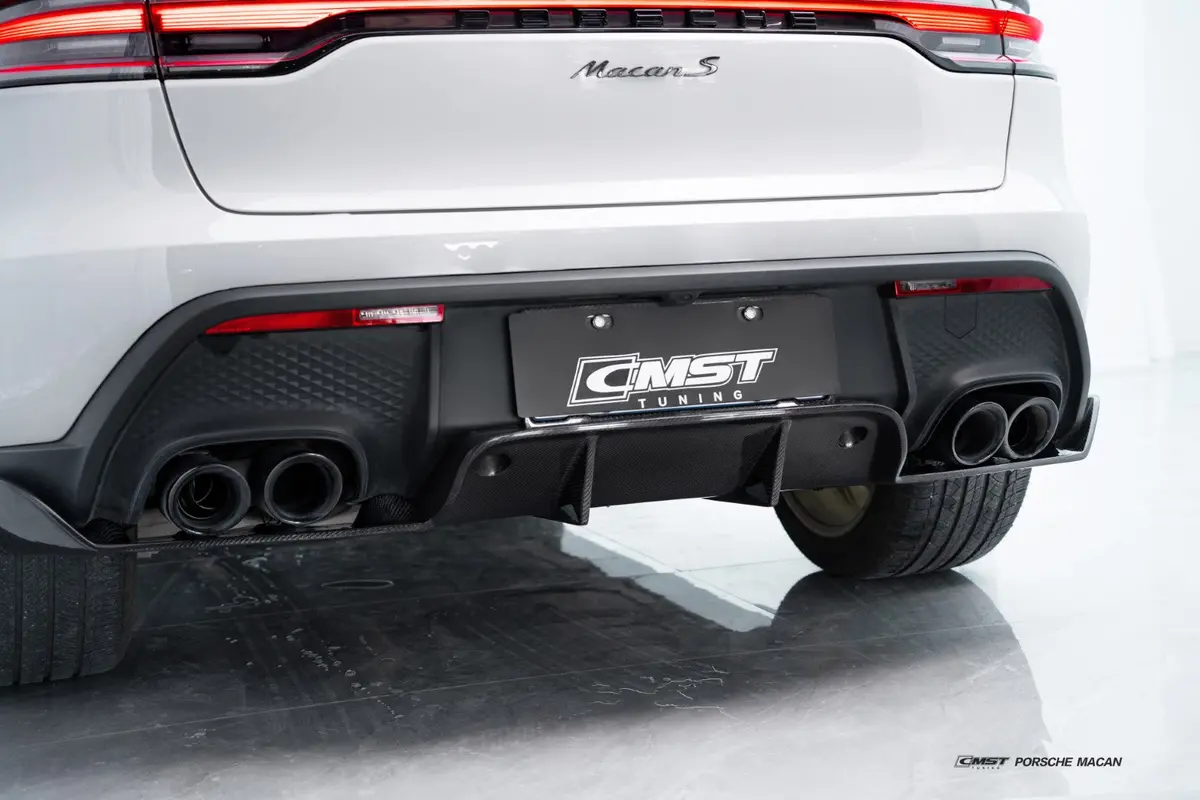 Cmst Pre-Preg Carbon Fiber Rear Diffuser For Porsche Macan Base / S / T 2022-On 1
