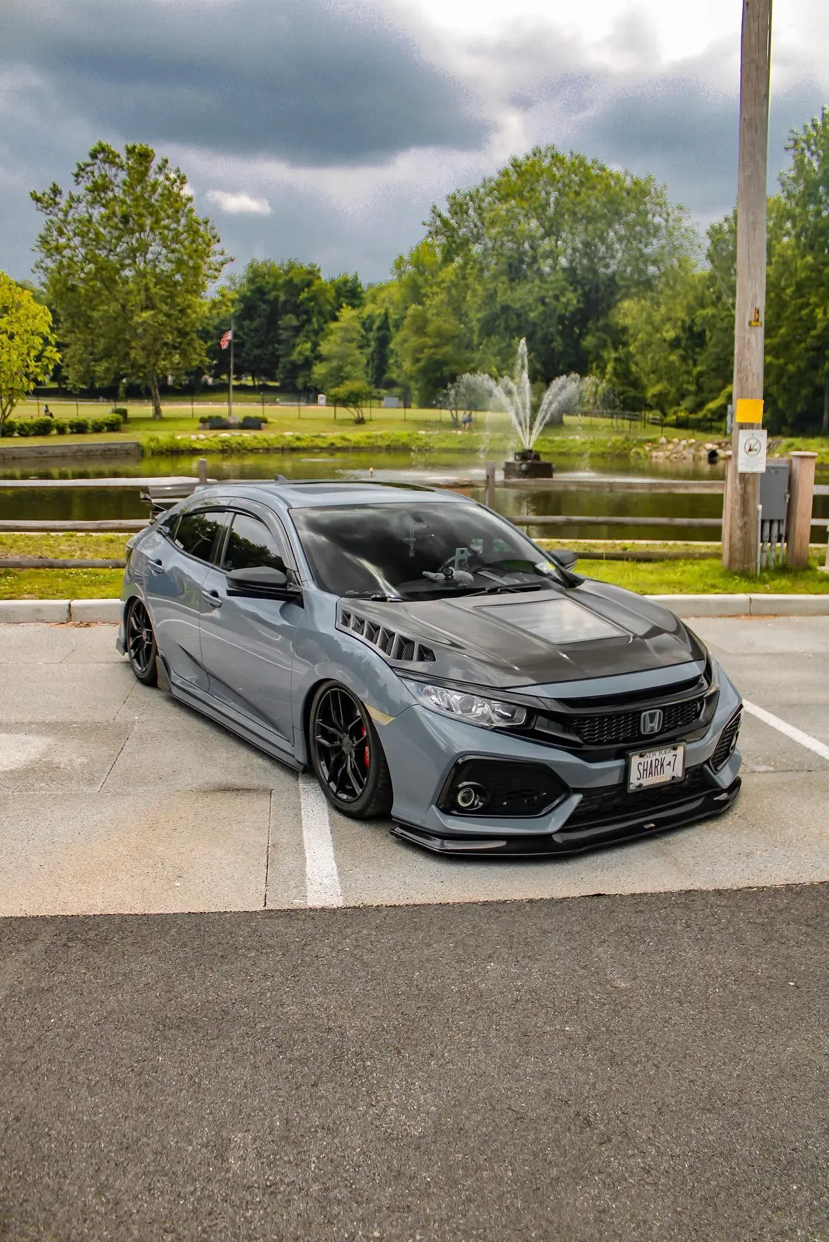 Cmst Carbon Fiber Glass Transparent Hood For Honda Fk8 Type-R & 10Th Gen Civic 1