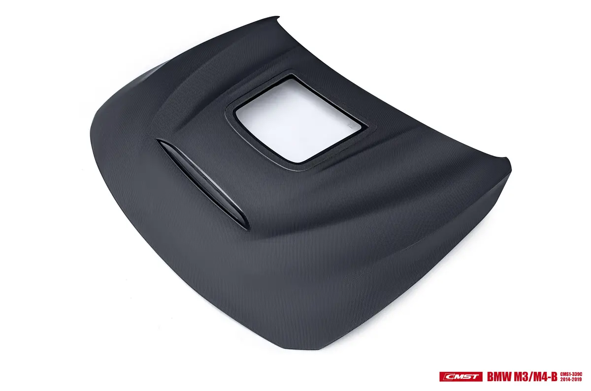 Cmst Carbon Fiber Glass Transparent Hood Gts Style Bmw M3 / M4 F80 F82 F83 1