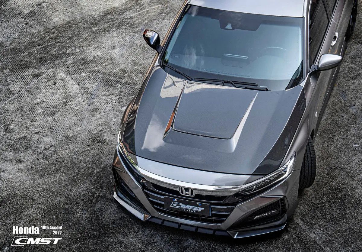Cmst Carbon Fiber Hood Bonnet Ver.2 For Honda Accord 10Th Gen 1
