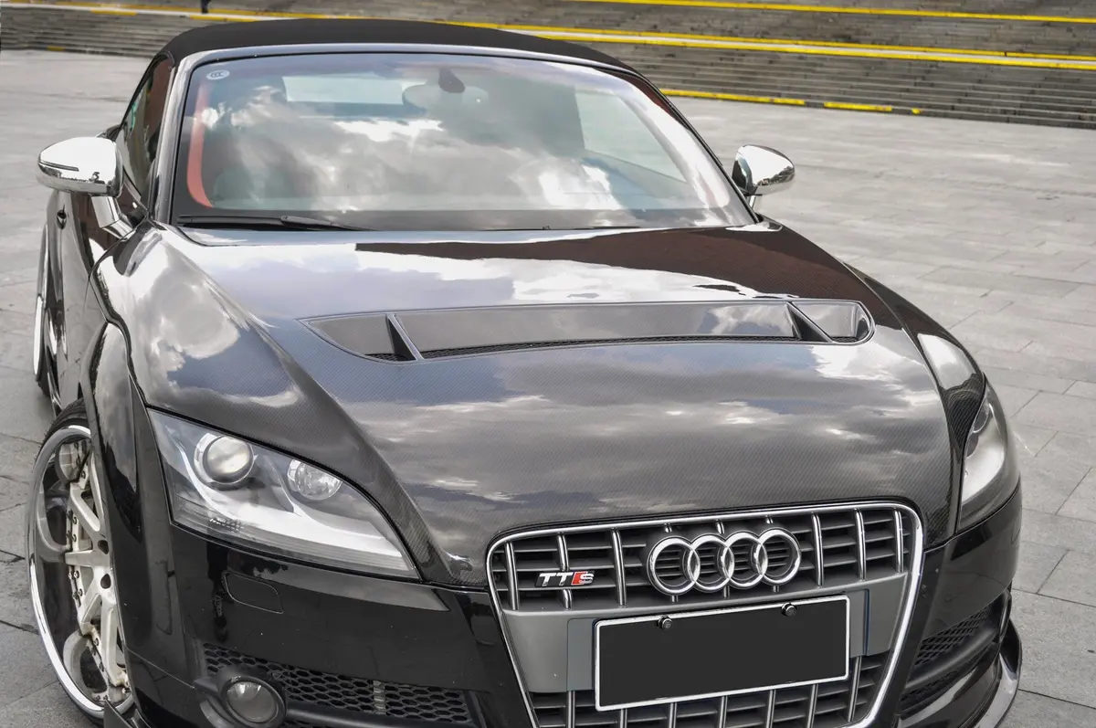 Cmst Carbon Fiber Hood Bonnet Ver.1 For Audi Tt Tts Mk2 8J 2007-2015 1