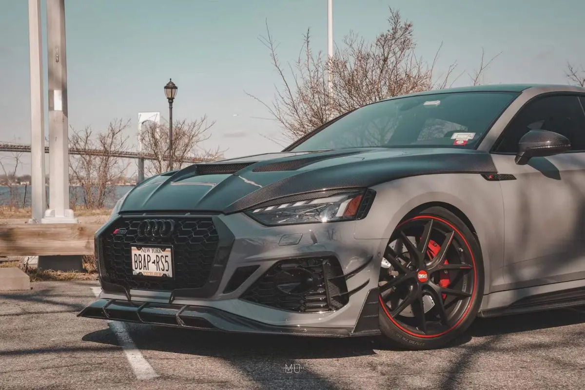 Cmst Carbon Fiber Hood Bonnet Glass Transparent Clearview For Audi Rs5 S5 A5 B9 B9.5 2017-On 2