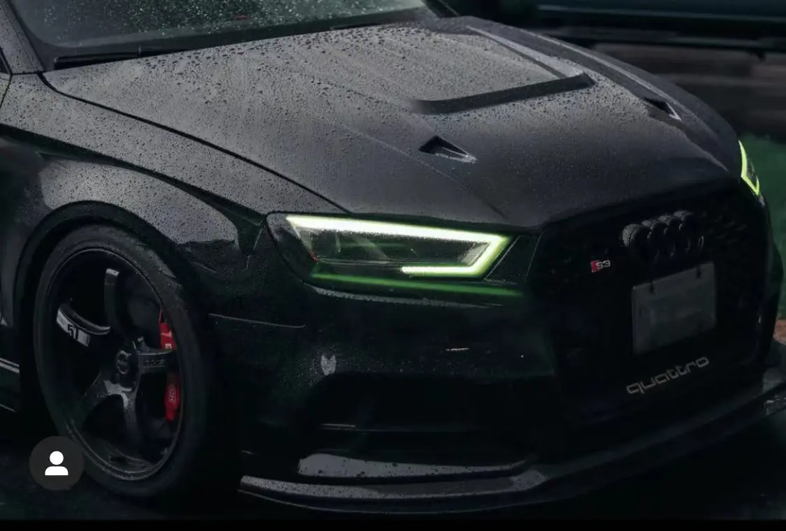Cmst Carbon Fiber Hood Bonnet Ver.4 For Audi Rs3 2018-2020 & 2014-2020 A3 & A3 S Line & S3 3