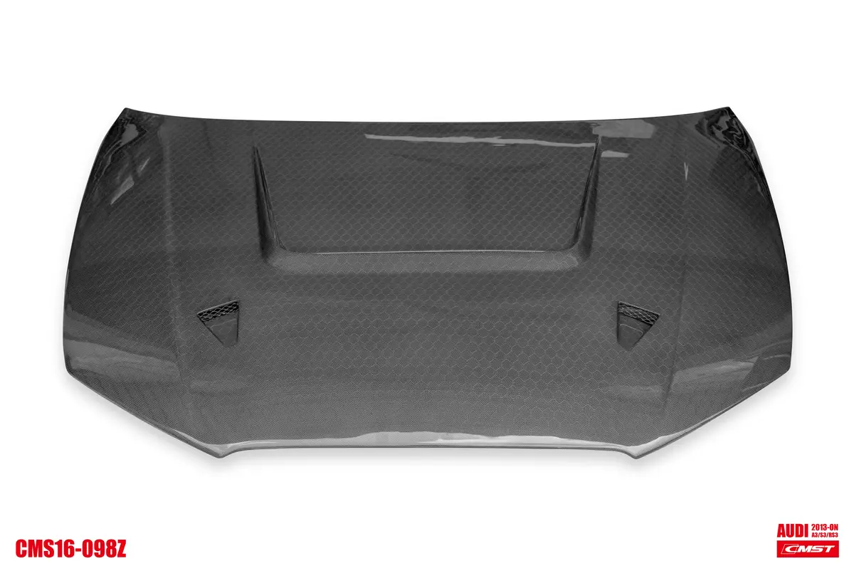 Cmst Carbon Fiber Hood Bonnet Ver.4 For Audi Rs3 2018-2020 & 2014-2020 A3 & A3 S Line & S3 2