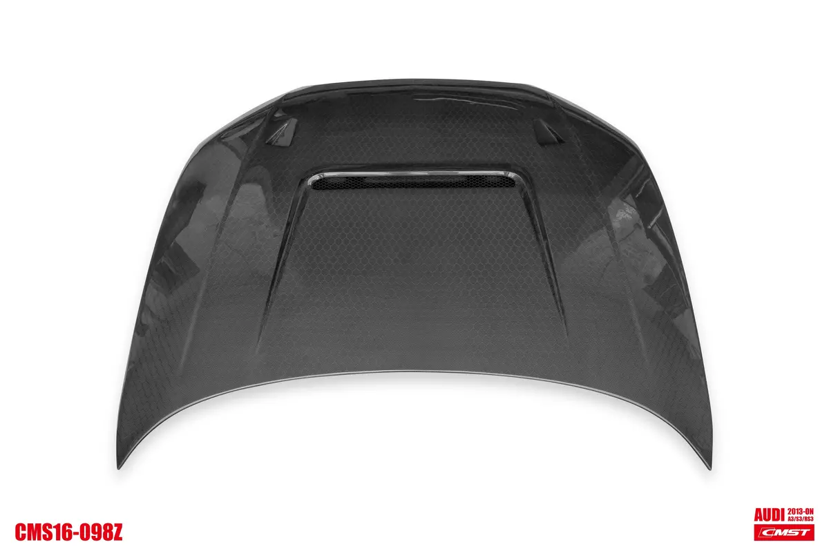 Cmst Carbon Fiber Hood Bonnet Ver.4 For Audi Rs3 2018-2020 & 2014-2020 A3 & A3 S Line & S3 4