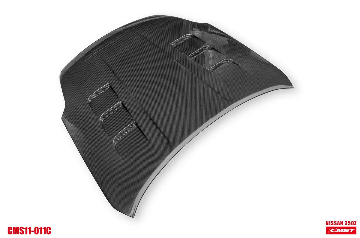 Cmst Carbon Fiber Hood With Vent Ver.2 For Nissan 350Z Z33 Fairlady Z Vented 1