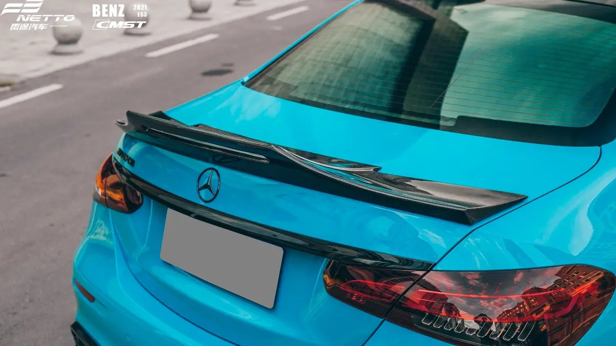 Cmst Carbon Fiber Rear Spoiler Ver.2 For Mercedes Benz E-Class E43 E53 E63 W213 2017-On 1