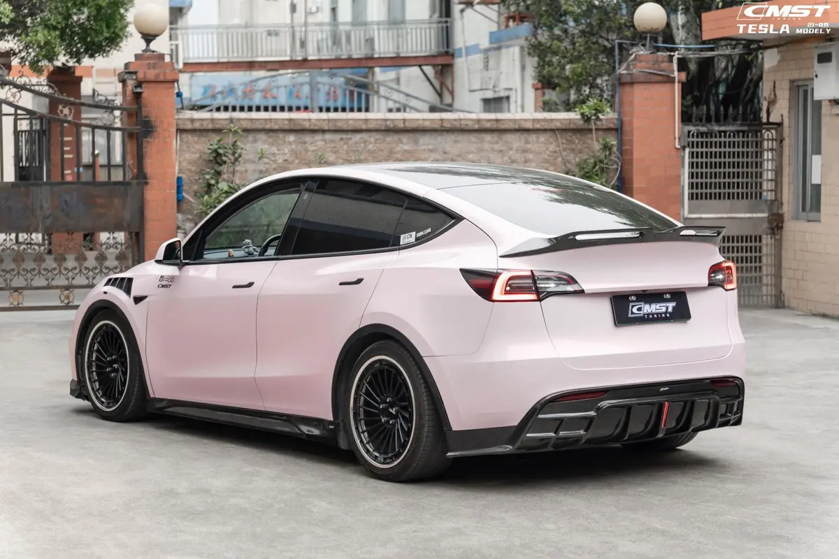 Cmst Carbon Fiber Rear Diffuser Ver.5 For Tesla Model Y 2