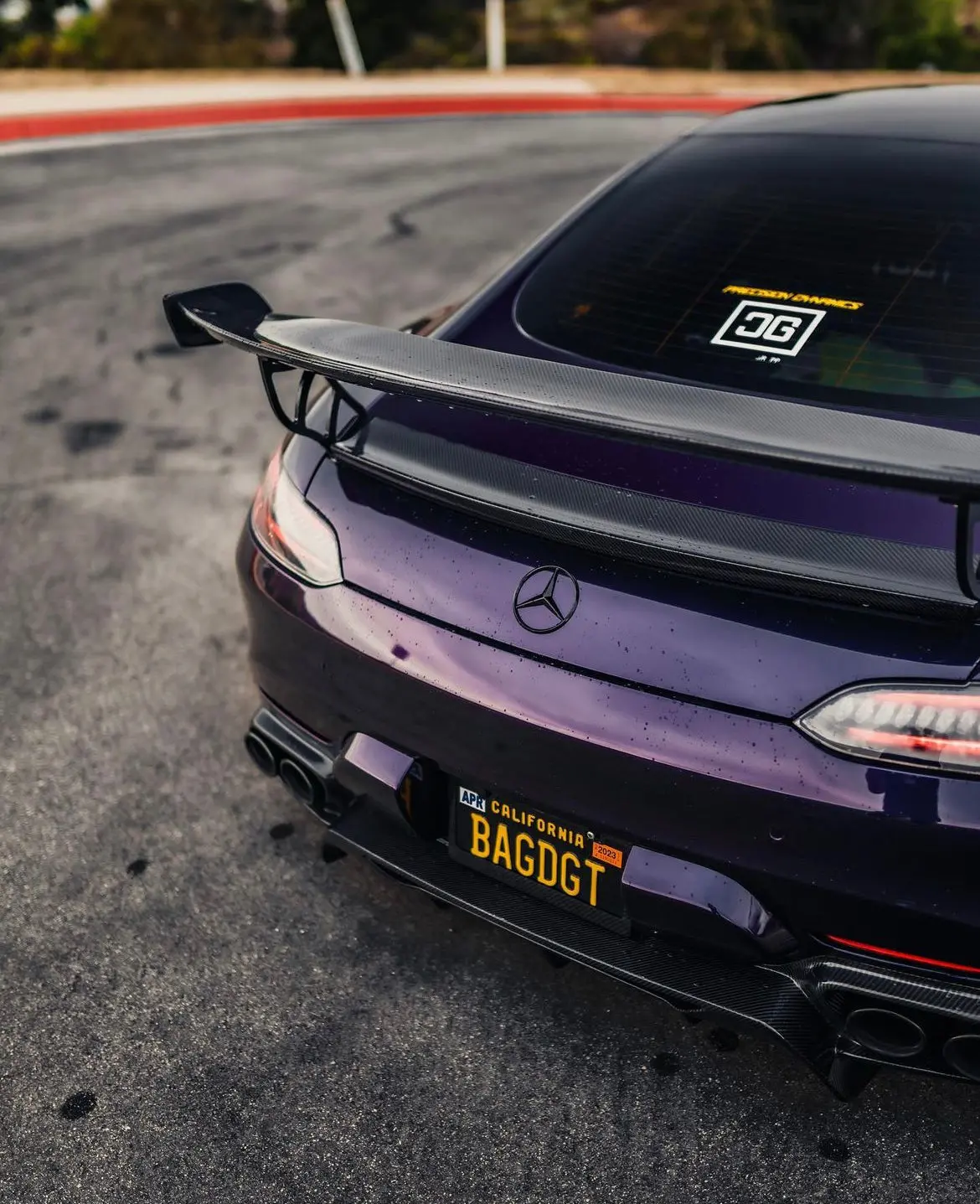 Cmst Carbon Fiber Rear Spoiler Wing Ver.2 For Mercedes Benz C190 Amg Gt Gts Gtc 2015-2021 2