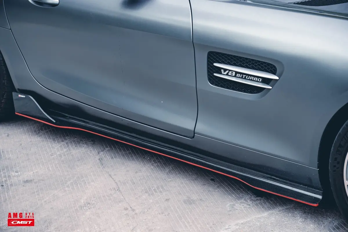 Cmst Carbon Fiber Side Skirts For Mercedes Benz C190 Amg Gt Gts 2015-2017 1