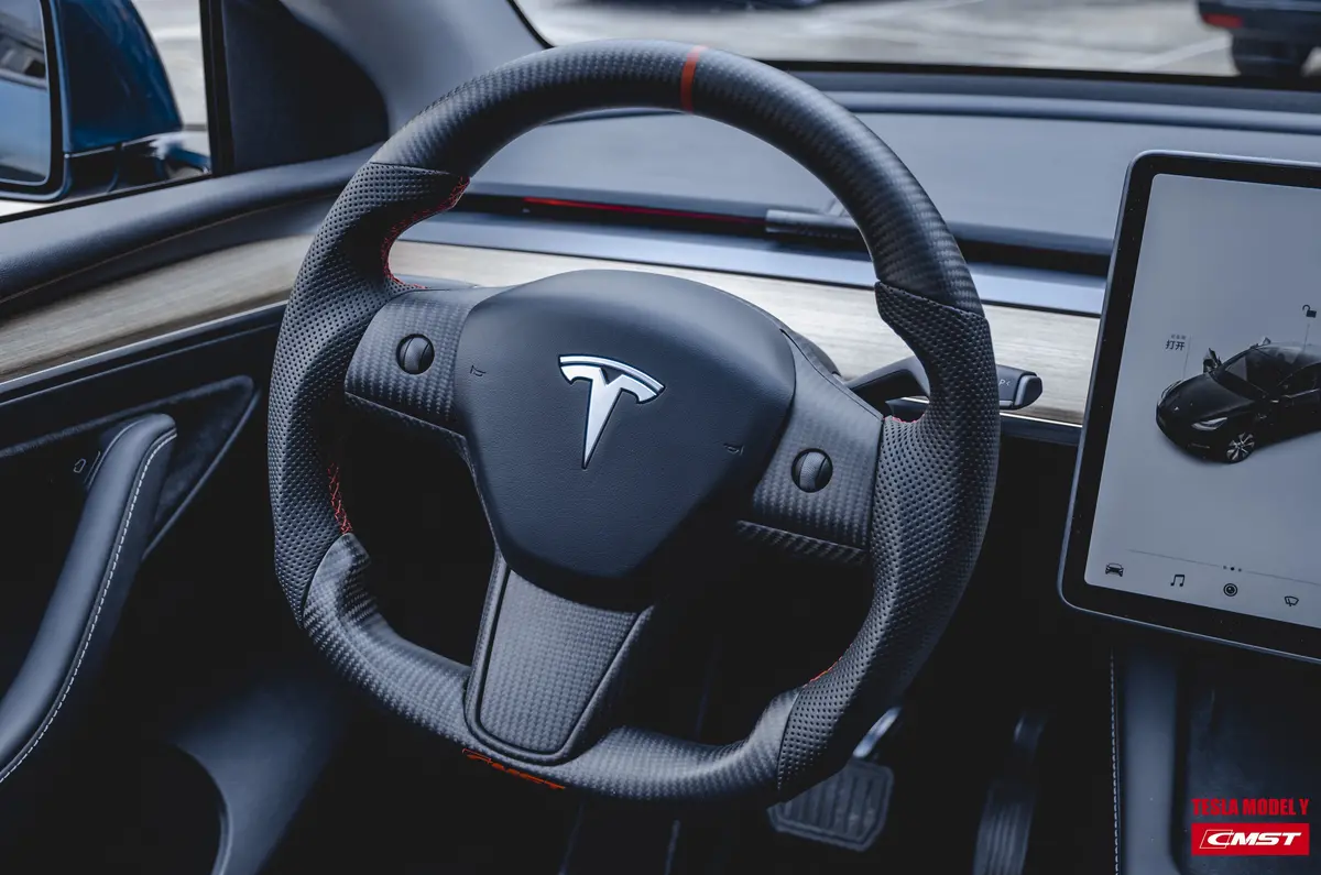 Cmst Carbon Fiber Steering Wheels For Tesla Model 3 & Model Y 1